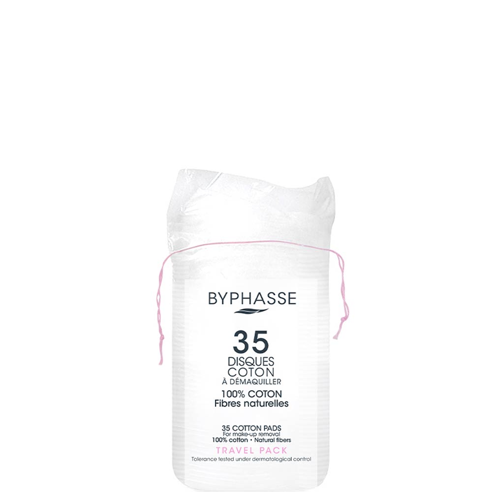BYPHASSE COTTON PADS makeup remover 35 units