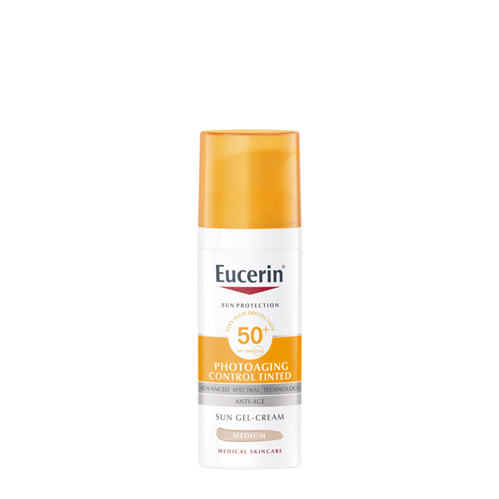 EUCERIN SUN PROTECTION PHOTOAGING gel-cream SPF50+ #medium 50 ml