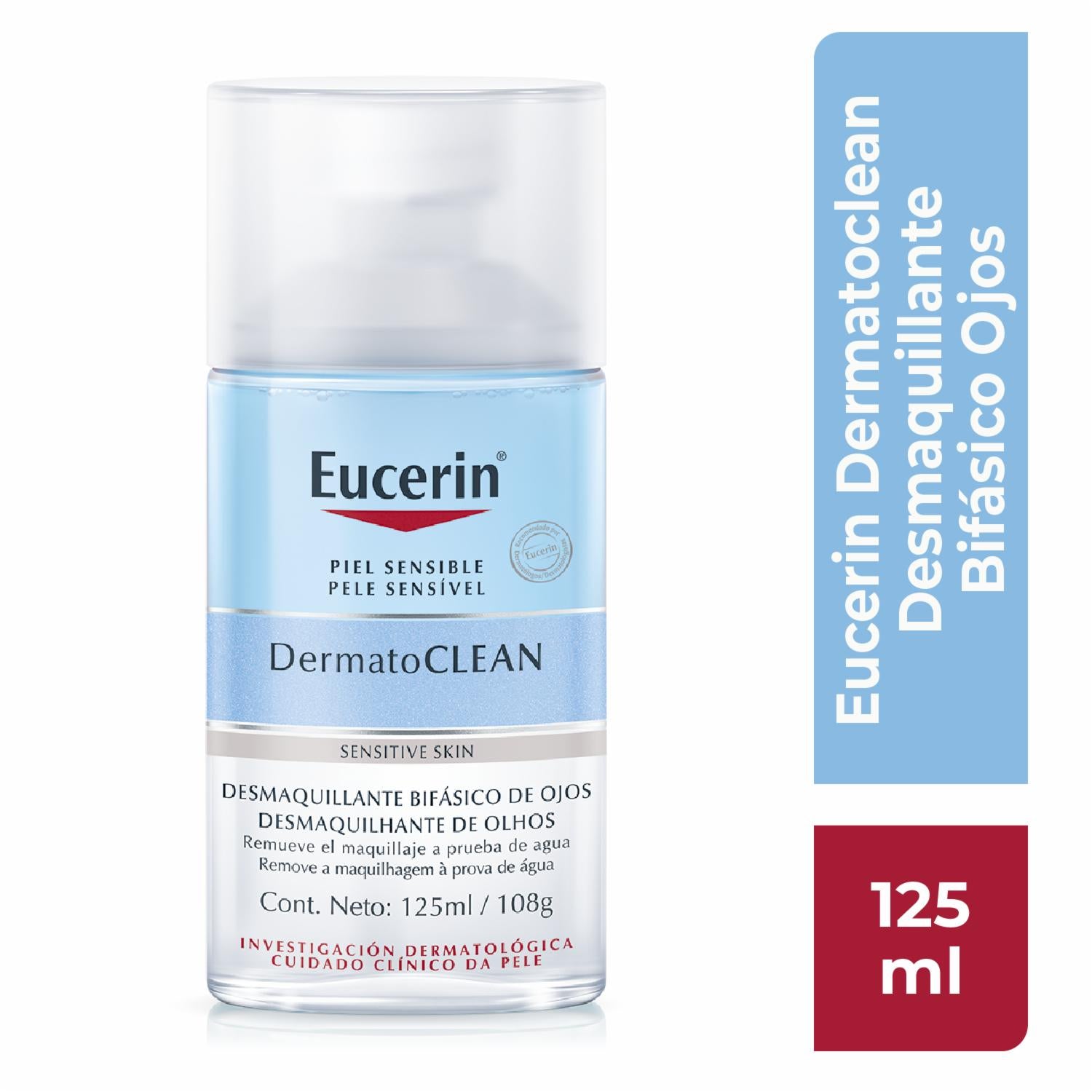 EUCERIN DERMATOCLEAN eye makeup remover 125 ml