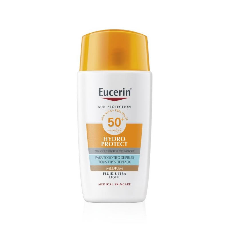 EUCERIN SUN PROTECTION HYDRO PROTECT tinted fluid SPF50+ #Medium 50 ml