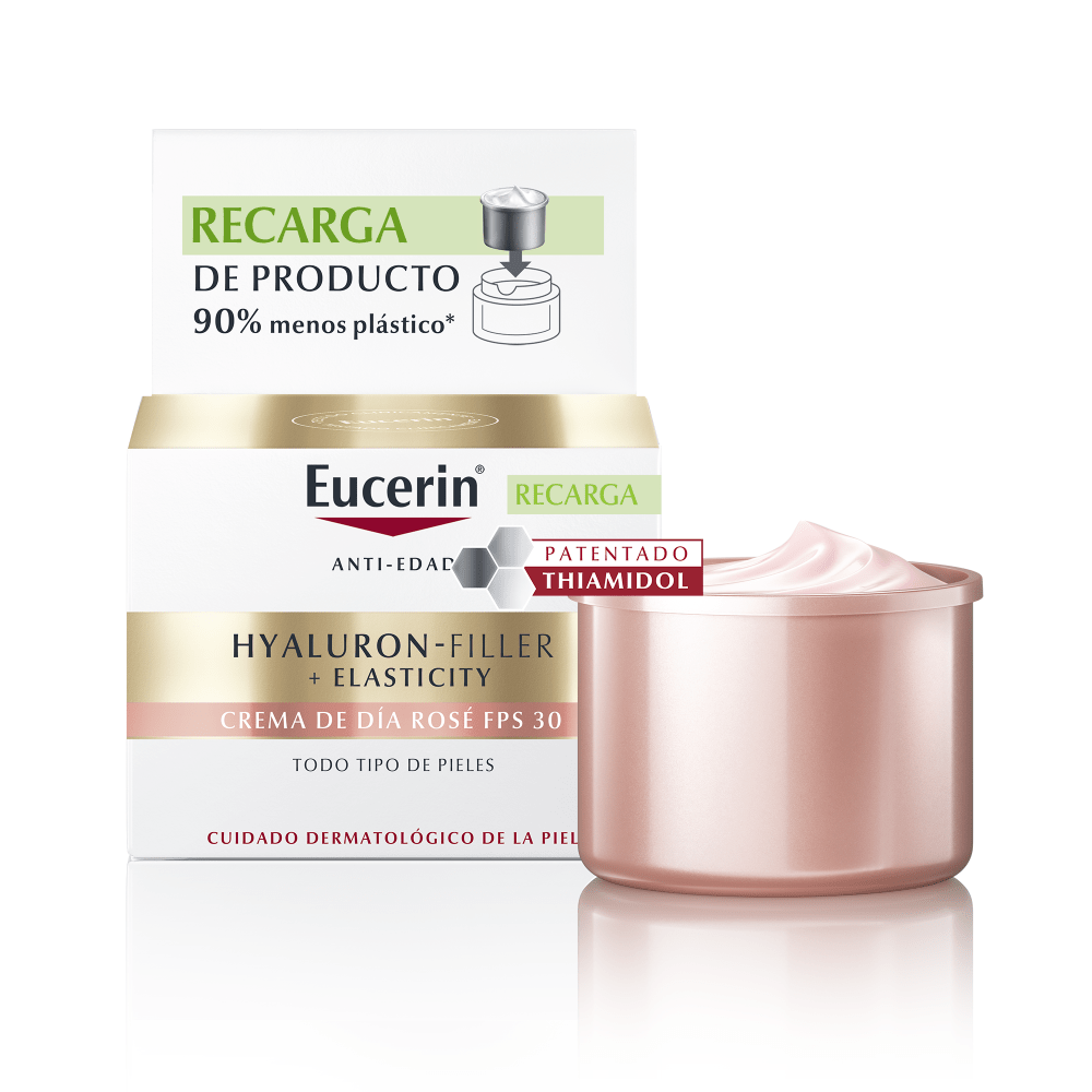 EUCERIN HYALURON-FILLER + elasticity rosé day cream SPF 30 refill 50 ml