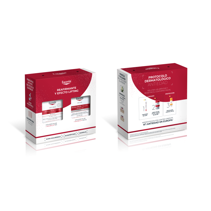 EUCERIN HYALURON FILLER + VOLUME-LIFT DAY CREAM FOR NORMAL TO COMBINATION SKIN, 2-PIECE SET