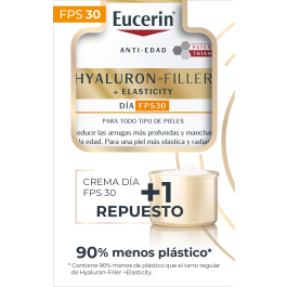 EUCERIN HYALURON FILLER + ELASTICITY DAY SPF30 + REFILL 2 u