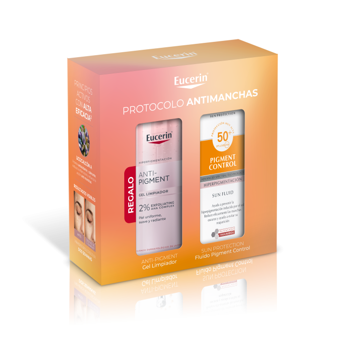 EUCERIN SUN FACE PIGMENT CONTROL + CLEANSING GEL 2 u
