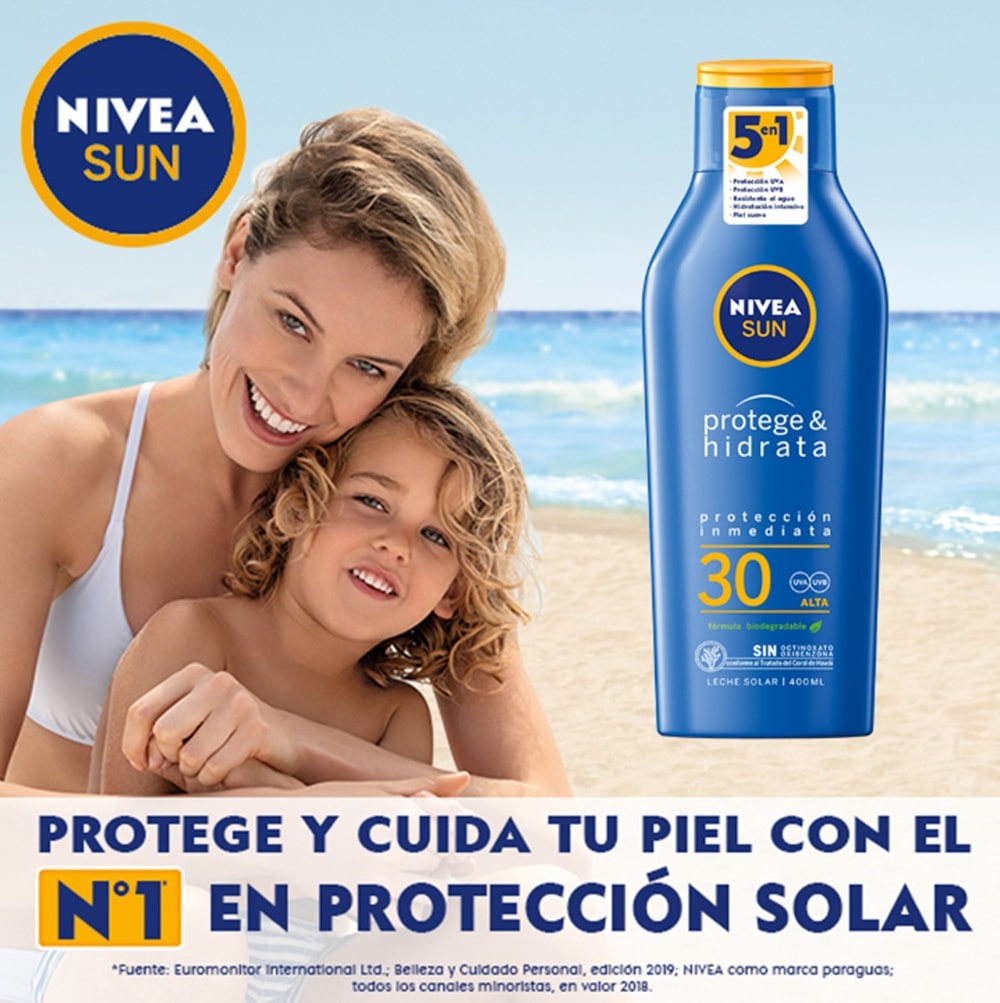 NIVEA SUN PROTECTS&amp;HYDRATES milk SPF30 400 ml