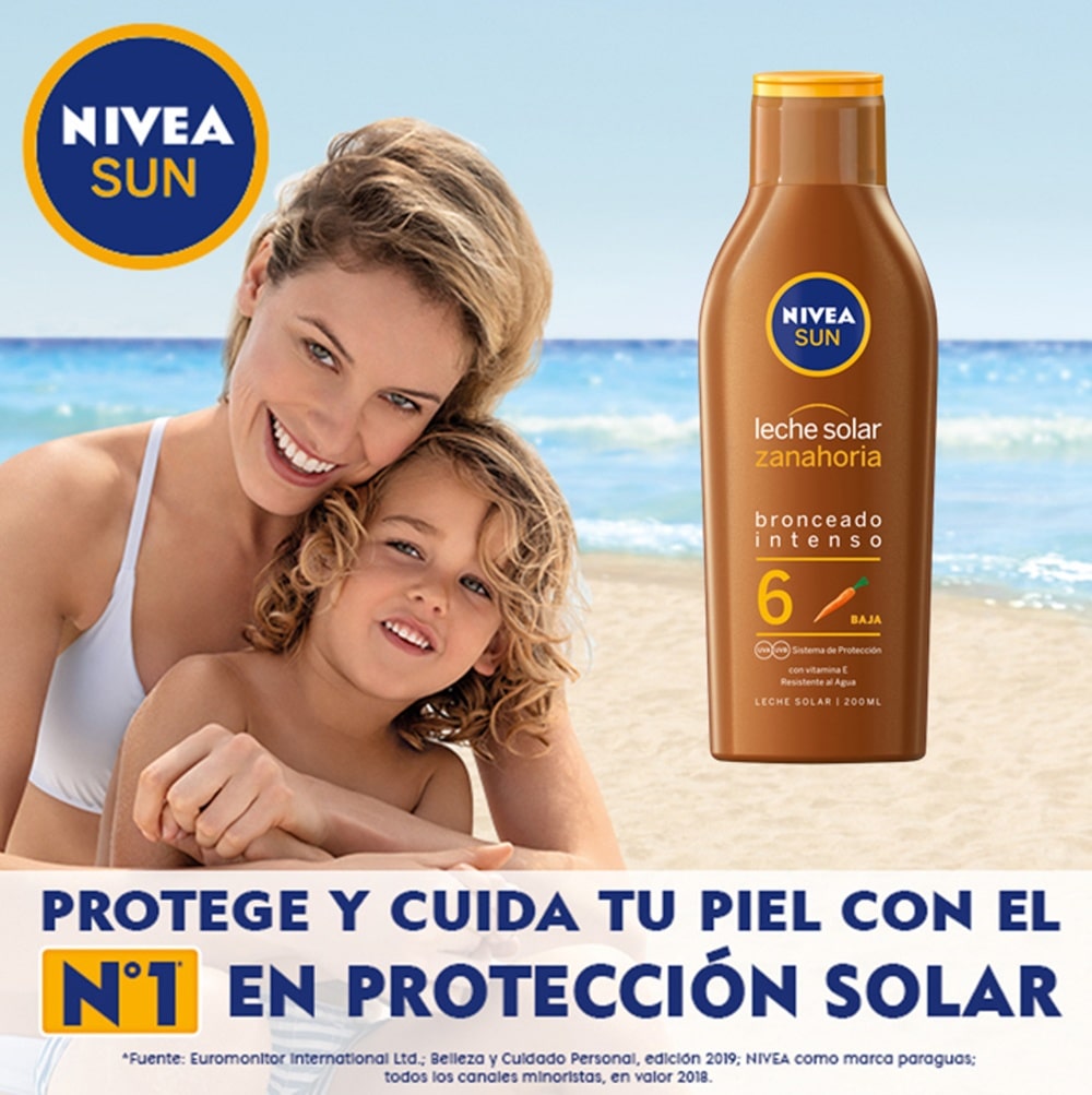 NIVEA SUN CARROT milk SPF6 200 ml