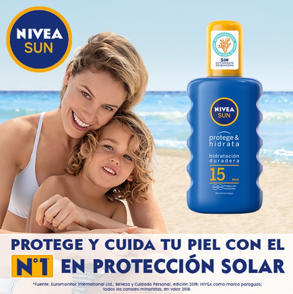 NIVEA SUN PROTEGE&HIDRATA spray SPF15 200 ml