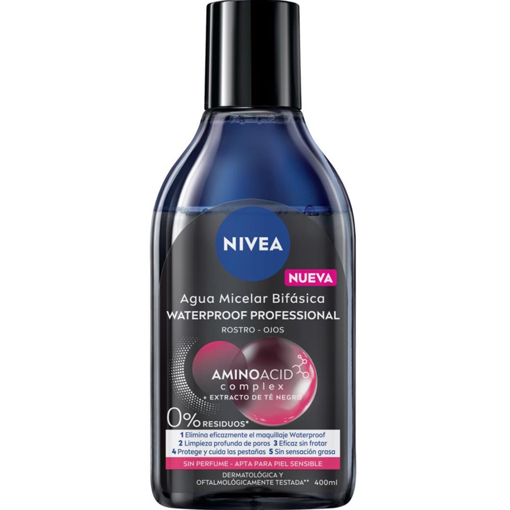 NIVEA PROFESSIONAL biphasic waterproof MICELLAR WATER 400 ml