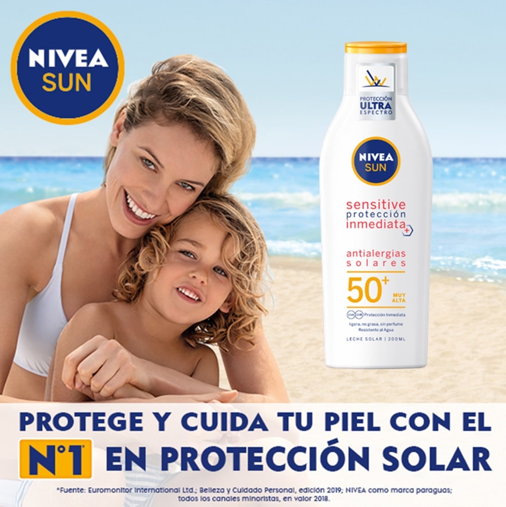 NIVEA SUN ANTI-ALLERGIES SOLAR sensitive SPF50+ milk 200 ml