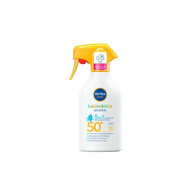 NIVEA SUN BABIES&amp;KIDS SENSITIVE SPF50+ spray gun 270 ml