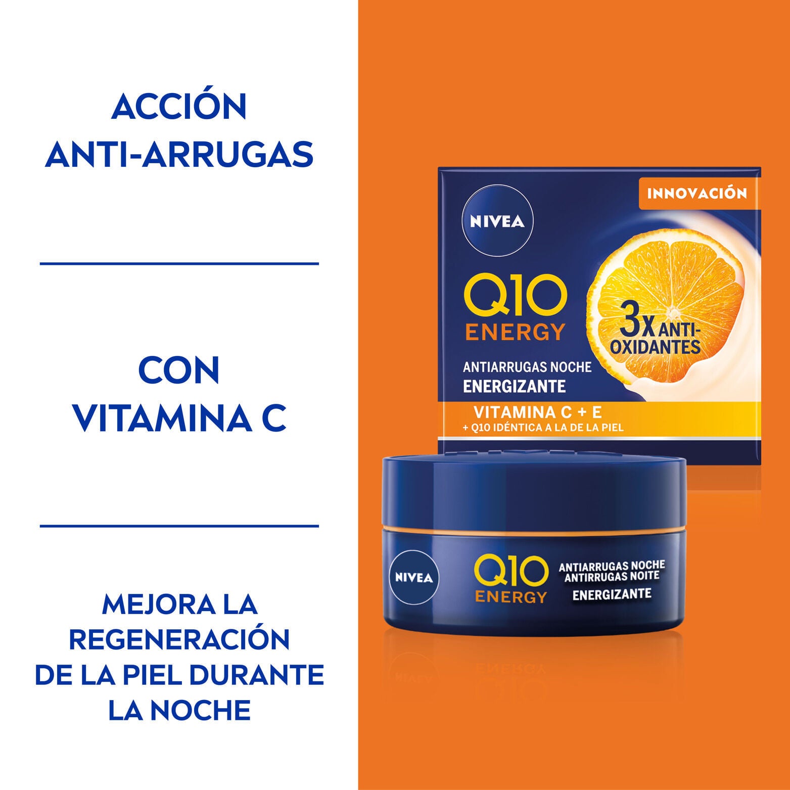 NIVEA Q10+ VITAMIN C anti-wrinkle+energizing night cream 50 ml