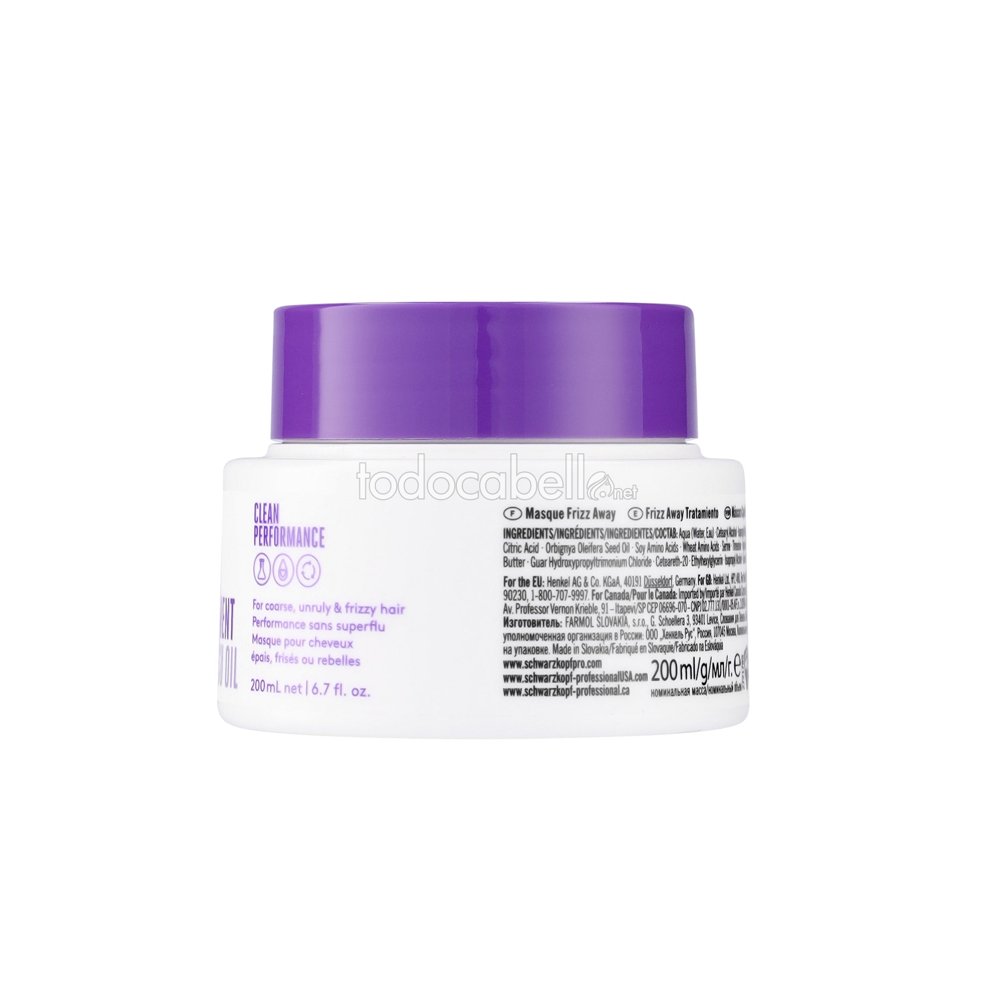 SCHWARZKOPF BC FRIZZ AWAY treatment 200 ml
