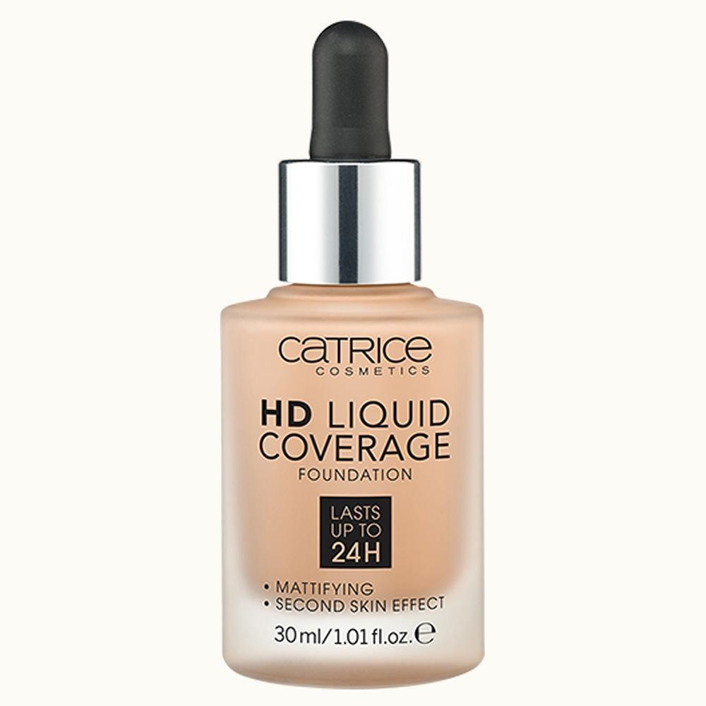 CATRICE HD LIQUID COVERAGE FOUNDATION lasts up to 24h #036-hazelnut 30 ml