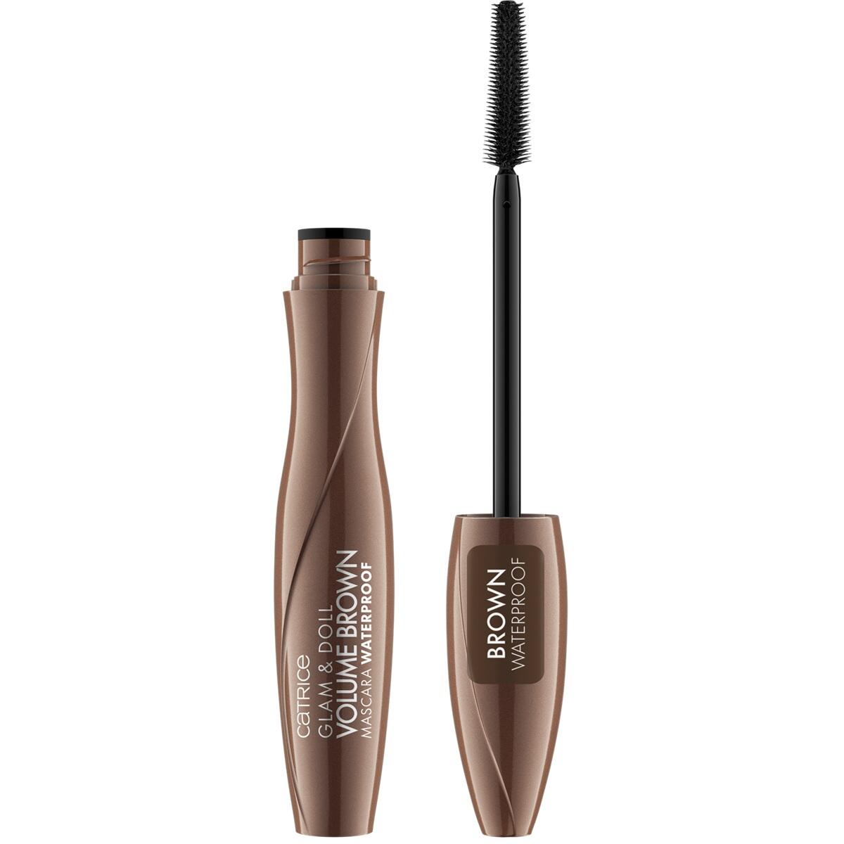 CATRICE GLAM&DOLL máscara de pestañas volumen waterproof #brown 10 ml