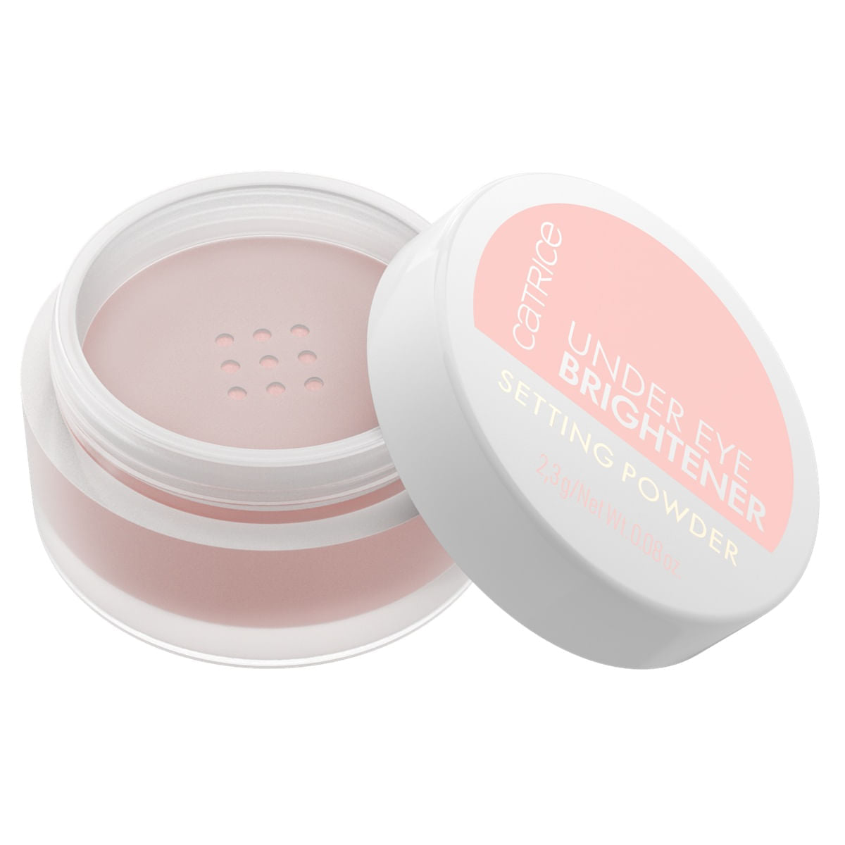 CATRICE UNDER EYE BRIGHTENER mattifying powder #010-Light Rose 2.4 gr