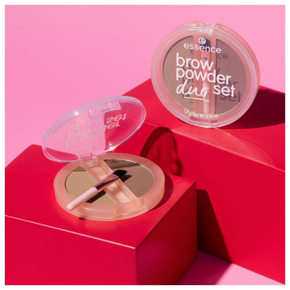 ESSENCE BROW POWDER eyebrow powder duo #01 1.8 gr