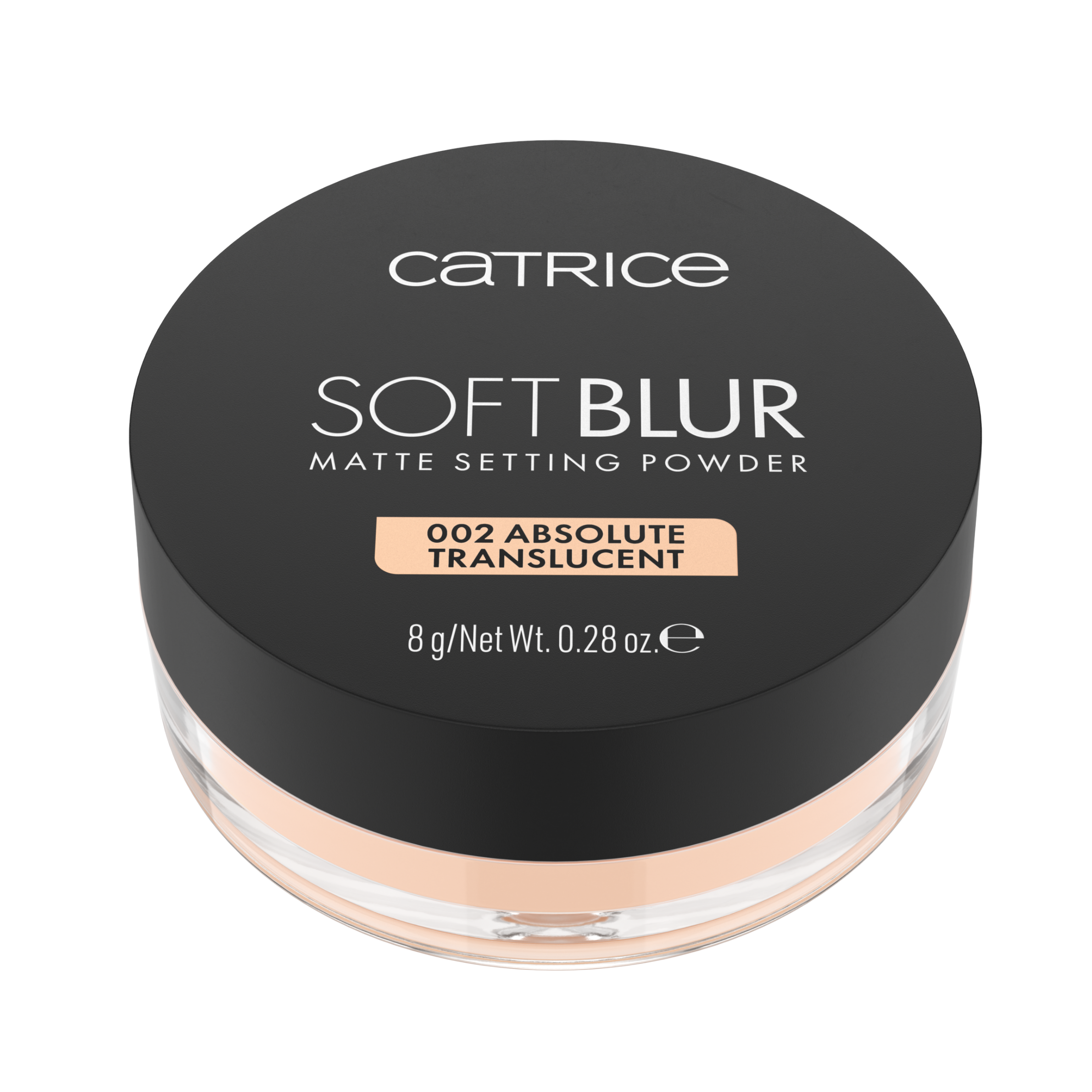 CATRICE SOFT BLUR mattifying setting powder #002-Absolute Translucent 8 gr