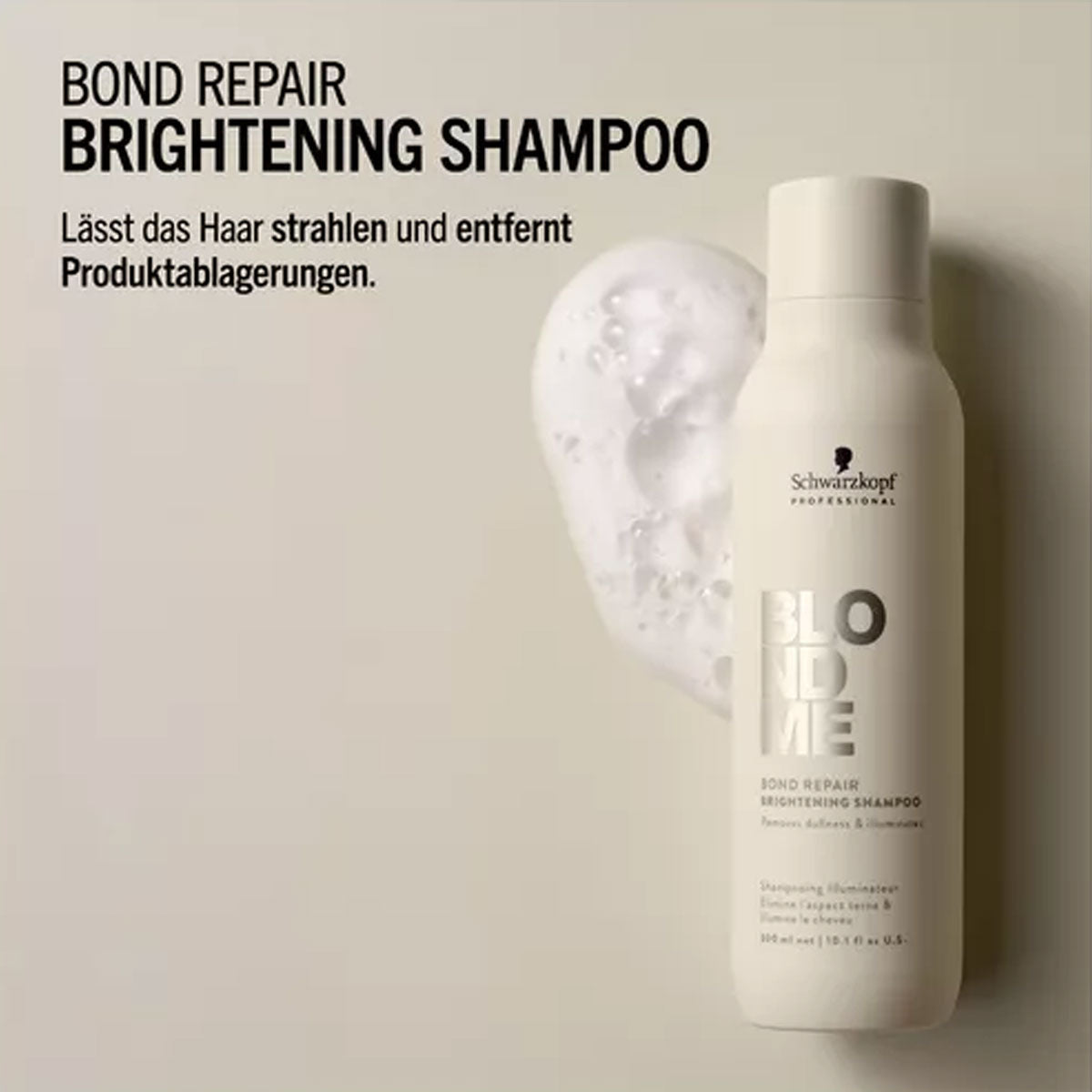 SCHWARZKOPF BLONDME BOND REPAIR champú iluminador 300 ml