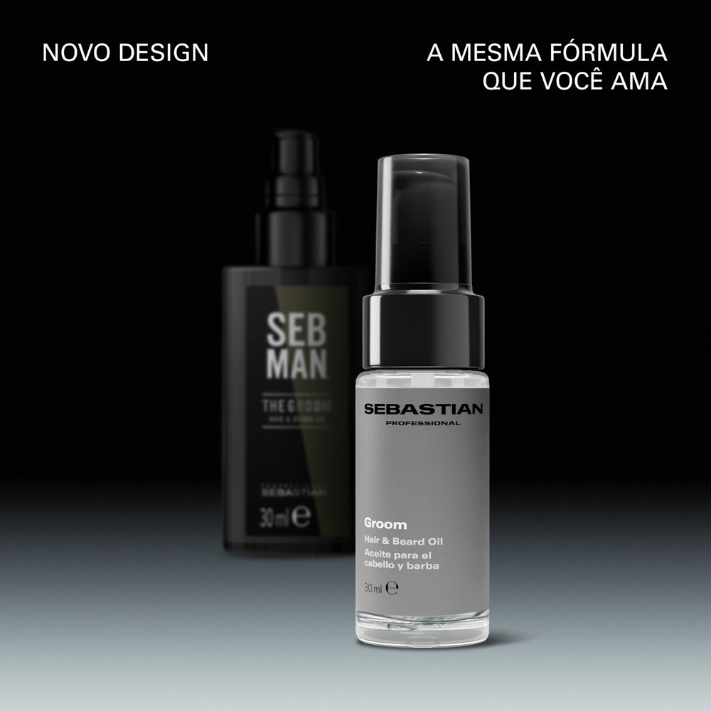 SEBASTIAN PROFESSIONALS GROOM hair and beard oil for men provides softness, definition and shine 30 ml