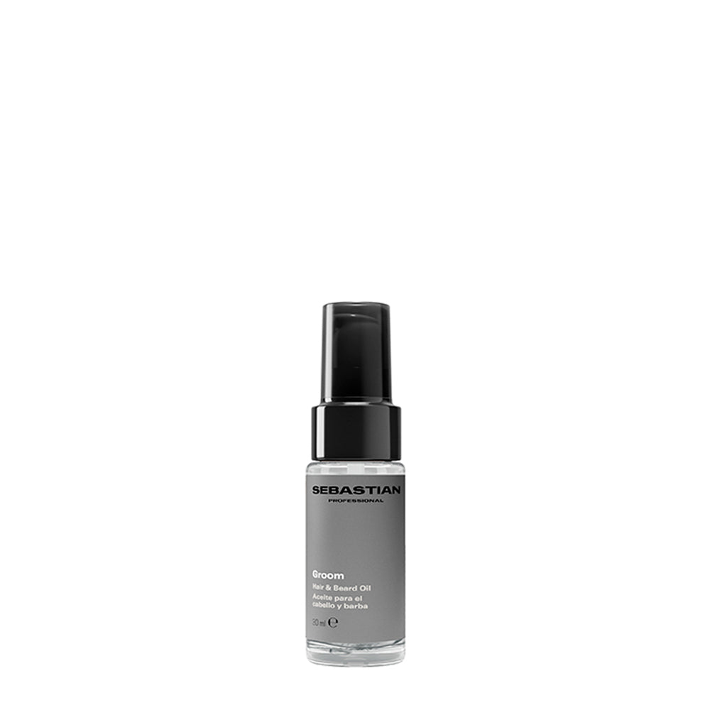 SEBASTIAN PROFESSIONALS GROOM hair and beard oil for men provides softness, definition and shine 30 ml