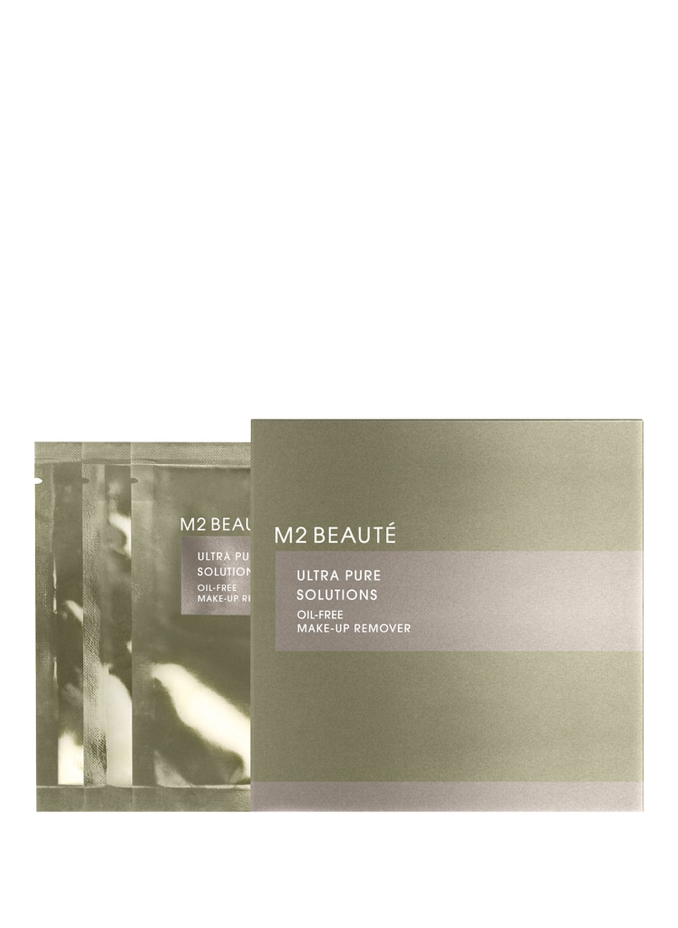M2 BEAUTÉ OIL FREE eye make up remover sachets 7 x 2 ml