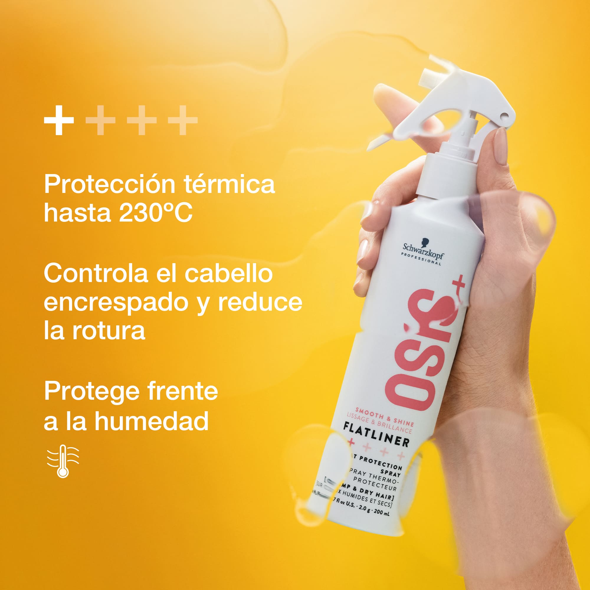 SCHWARZKOPF OSIS FLATLINER heat protection spray 200 ml