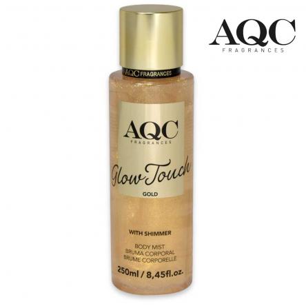 AQC FRAGRANCES GLOW TOUCH PURPLE shimmer body mist 250 ml