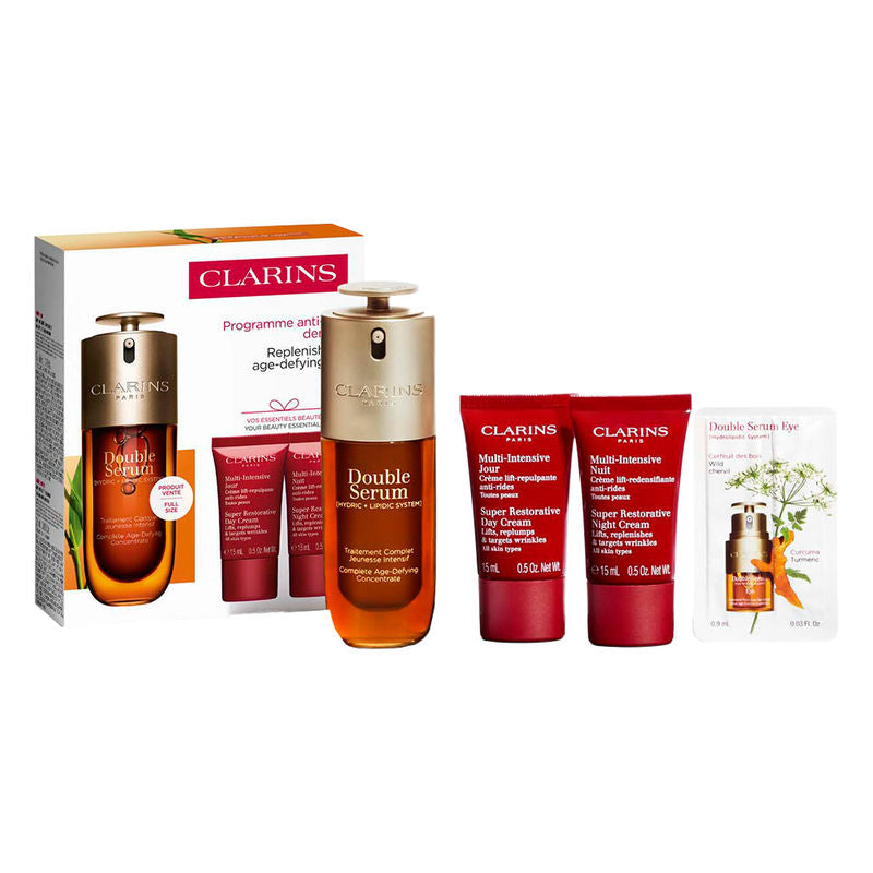 CLARINS DOUBLE SERUM CASE 4 pcs
