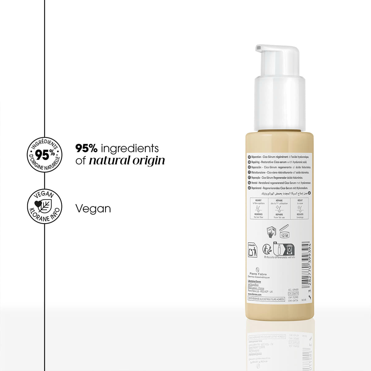 KLORANE AL CUPUAÇU BIO cica-repairing serum 100 ml