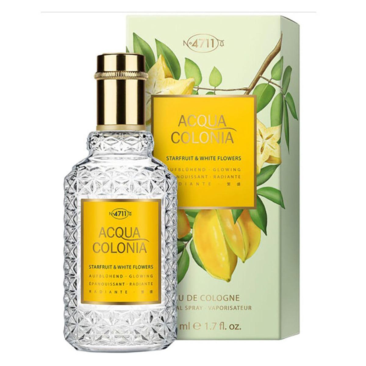 4711 ACQUA COLONIA STARFRUIT & WHITEFLOWERS eau de cologne spray 50 ml