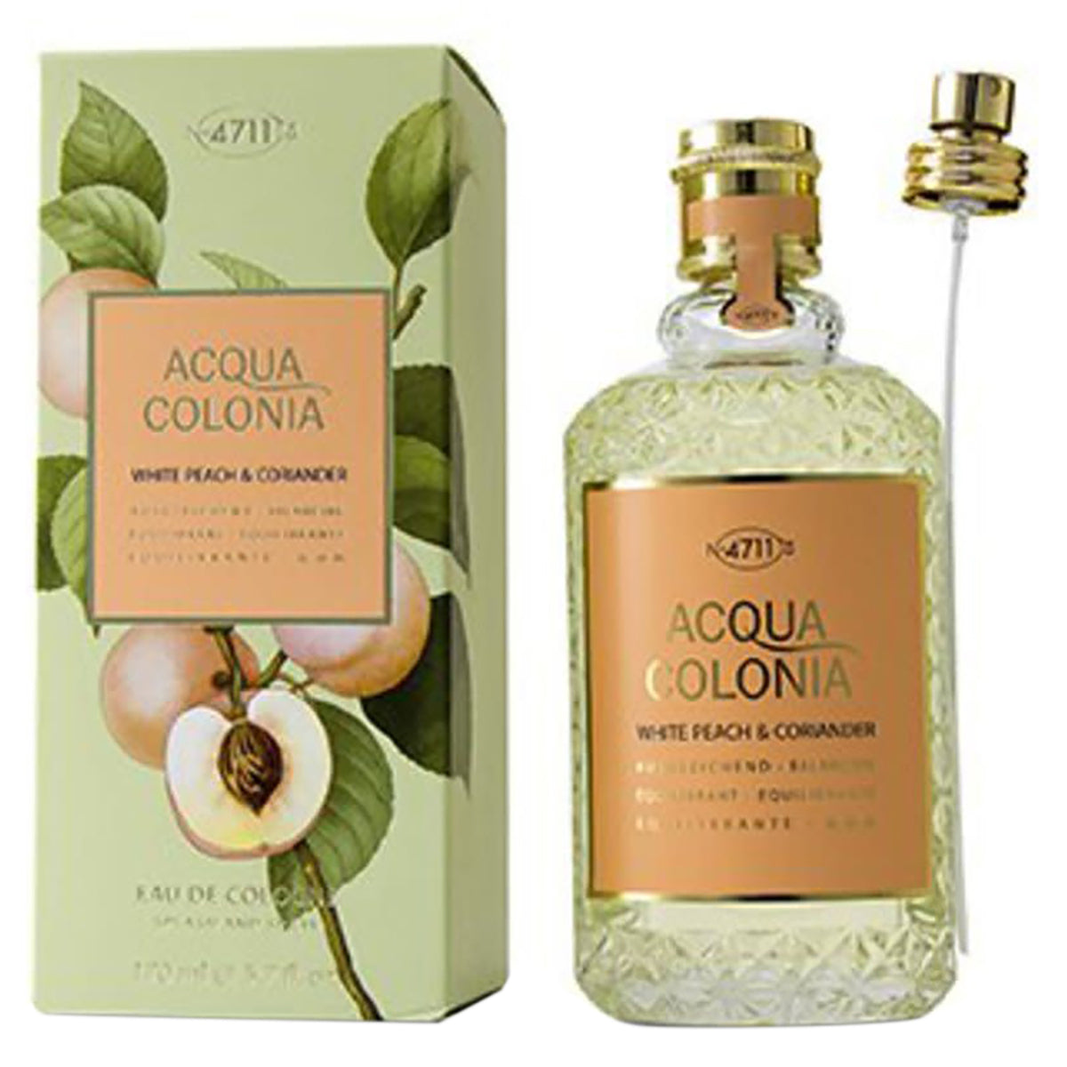 4711 ACQUA COLONIA WHITE PEACH & CORIANDER splash & spray 170 ml