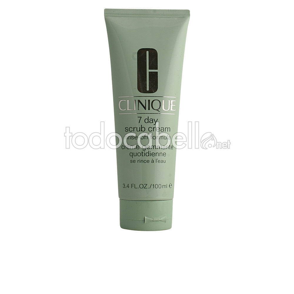 CLINIQUE 7 DAY SCRUB cream rinse off formula 100 ml