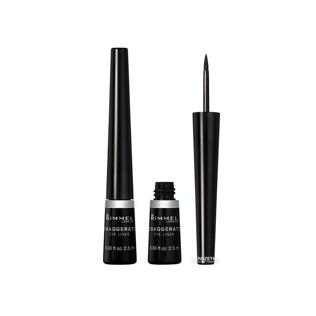RIMMEL LONDON EXAGGERATE liquid eye liner #001-black 7 gr
