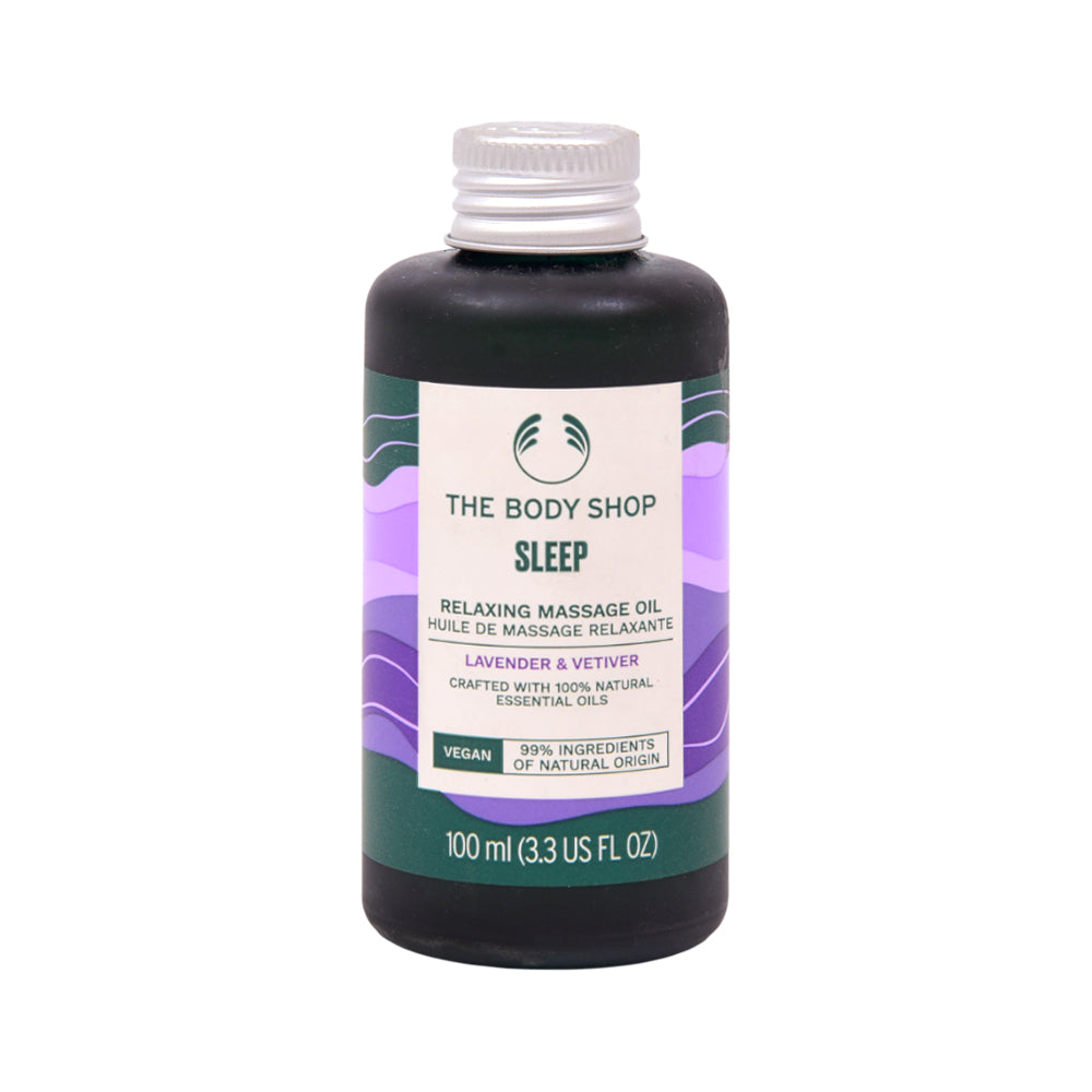 THE BODY SHOP SLEEP lavender &amp; vetiver massage oil 100 ml