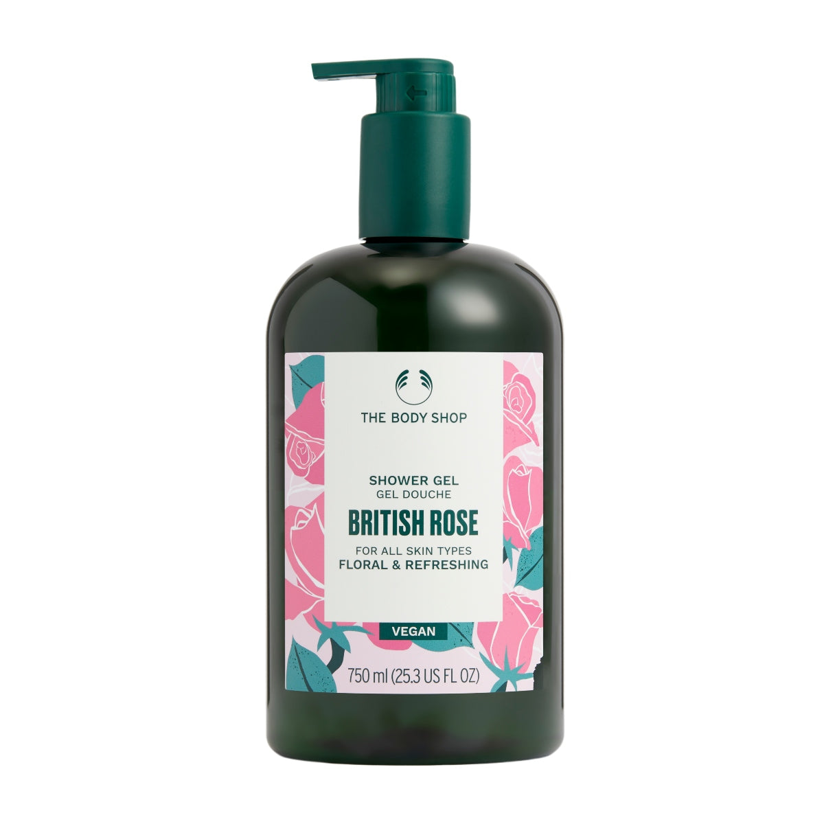 THE BODY SHOP BRITISH ROSE gel de ducha 750 ml