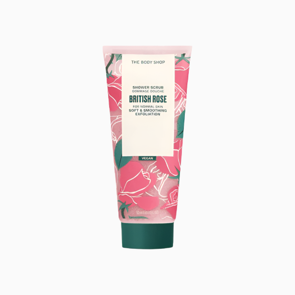 THE BODY SHOP BRITISH ROSE shower scrub 200 ml