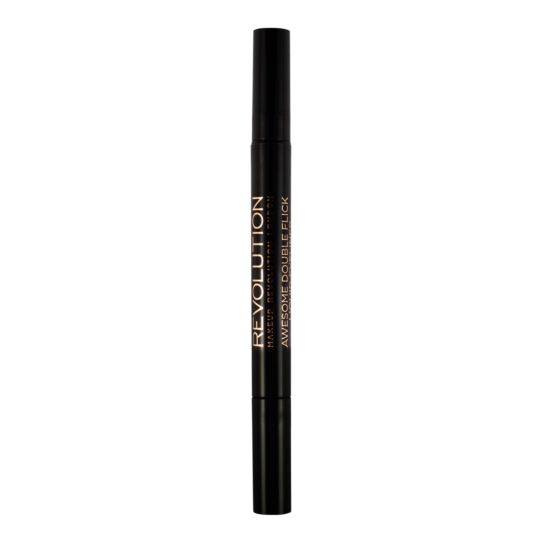 REVOLUTION MAKE UP DOUBLE FLICK LIQUID EYELINER define your flick #black 1 ml