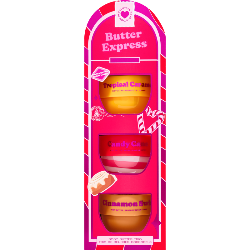 REVOLUTION MAKE UP I HEART REVOLUTION BODY BUTTER SET 3 pcs