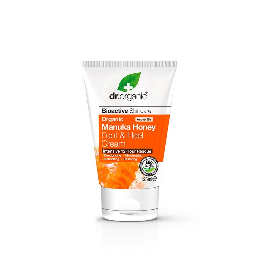 DR. ORGANIC MANUKA HONEY foot and heel cream 125 ml