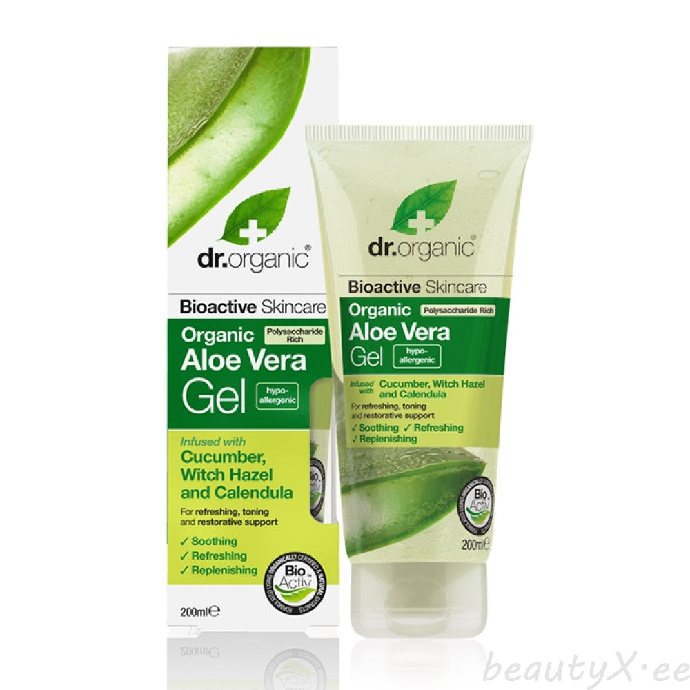 DR. ORGANIC ALOE VERA gel con pepino y caléndula 200 ml