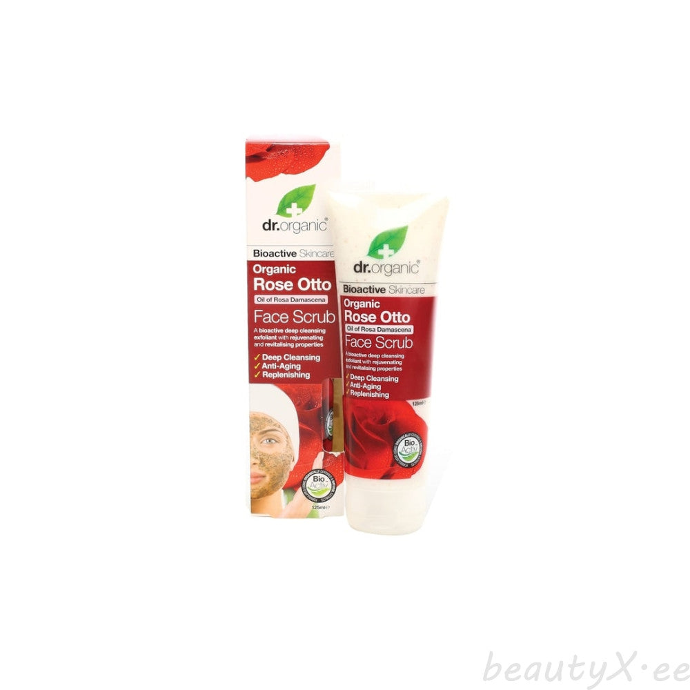 DR. ORGANIC ROSA DE DAMASCO exfoliante facial 125 ml