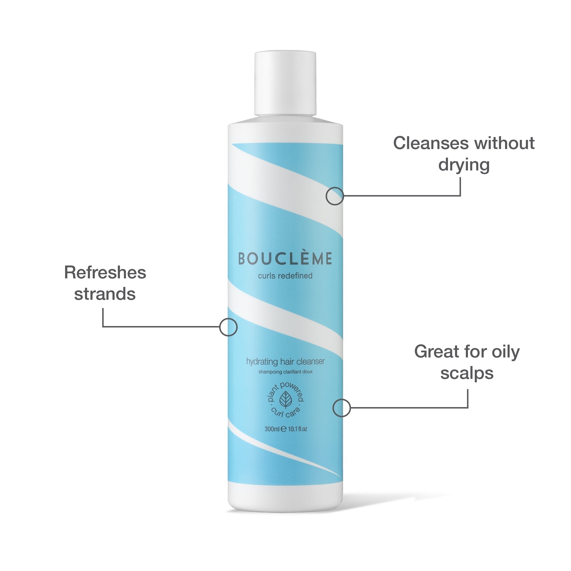 BOUCLÈME CURLS REDEFINED hydrating hair cleanser 300 ml