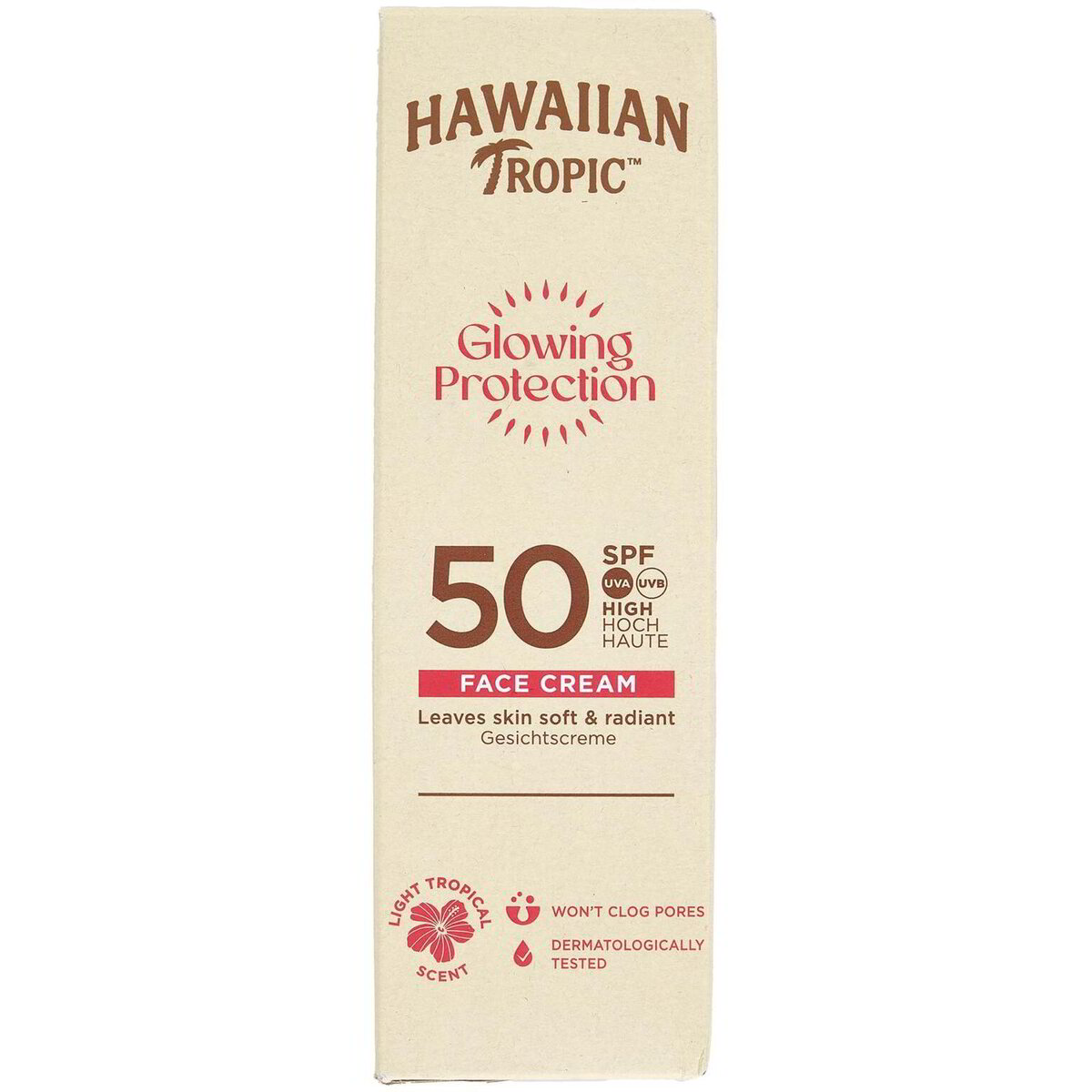 HAWAIIAN TROPIC GLOWING PROTECTION face cream SPF50 50 ml