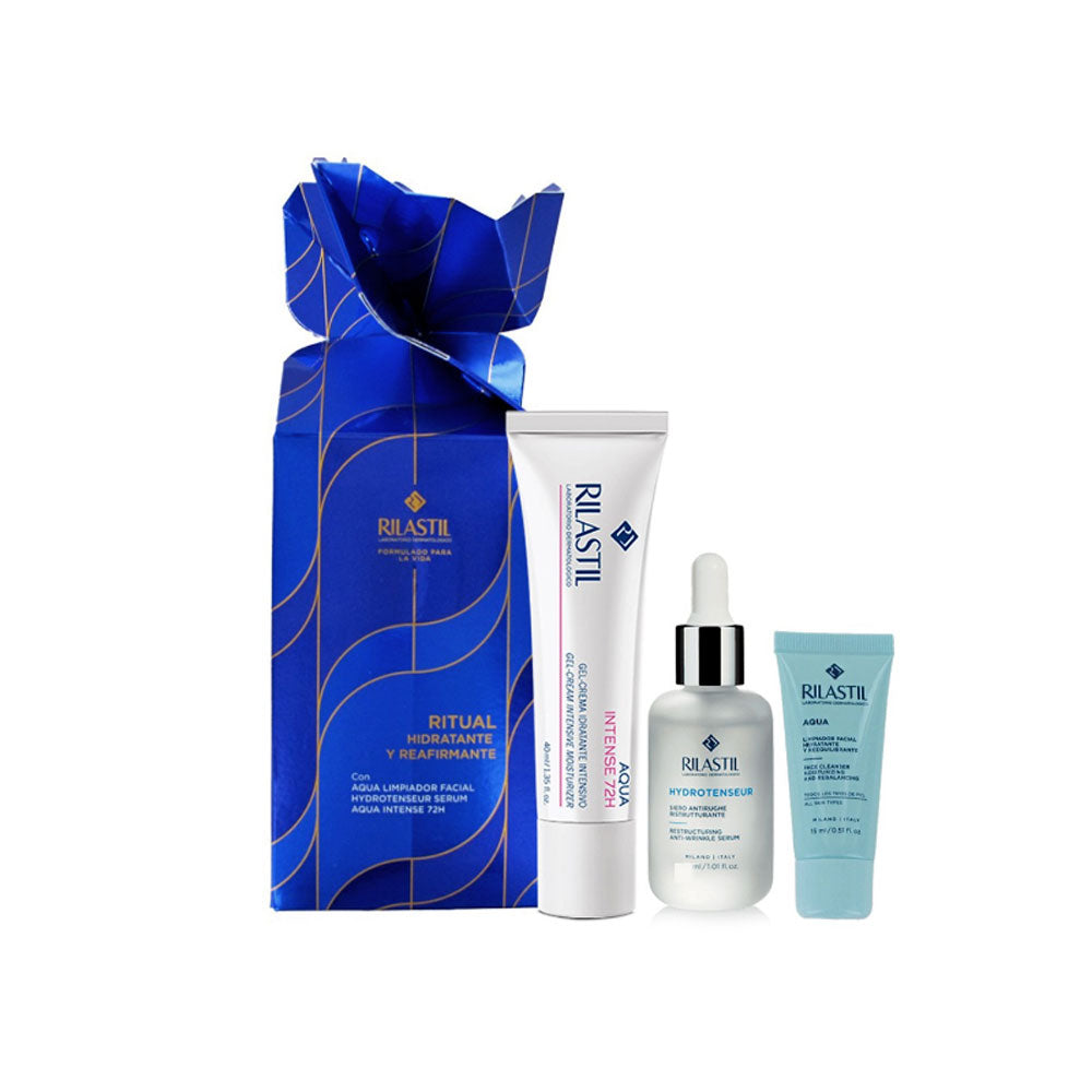 RILASTIL AQUA INTENSIVE MOISTURIZING RITUAL LOT 3 pcs