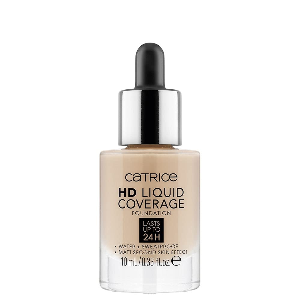 CATRICE HD LIQUID COVERAGE FOUNDATION lasts up to 24h #020-rose beige