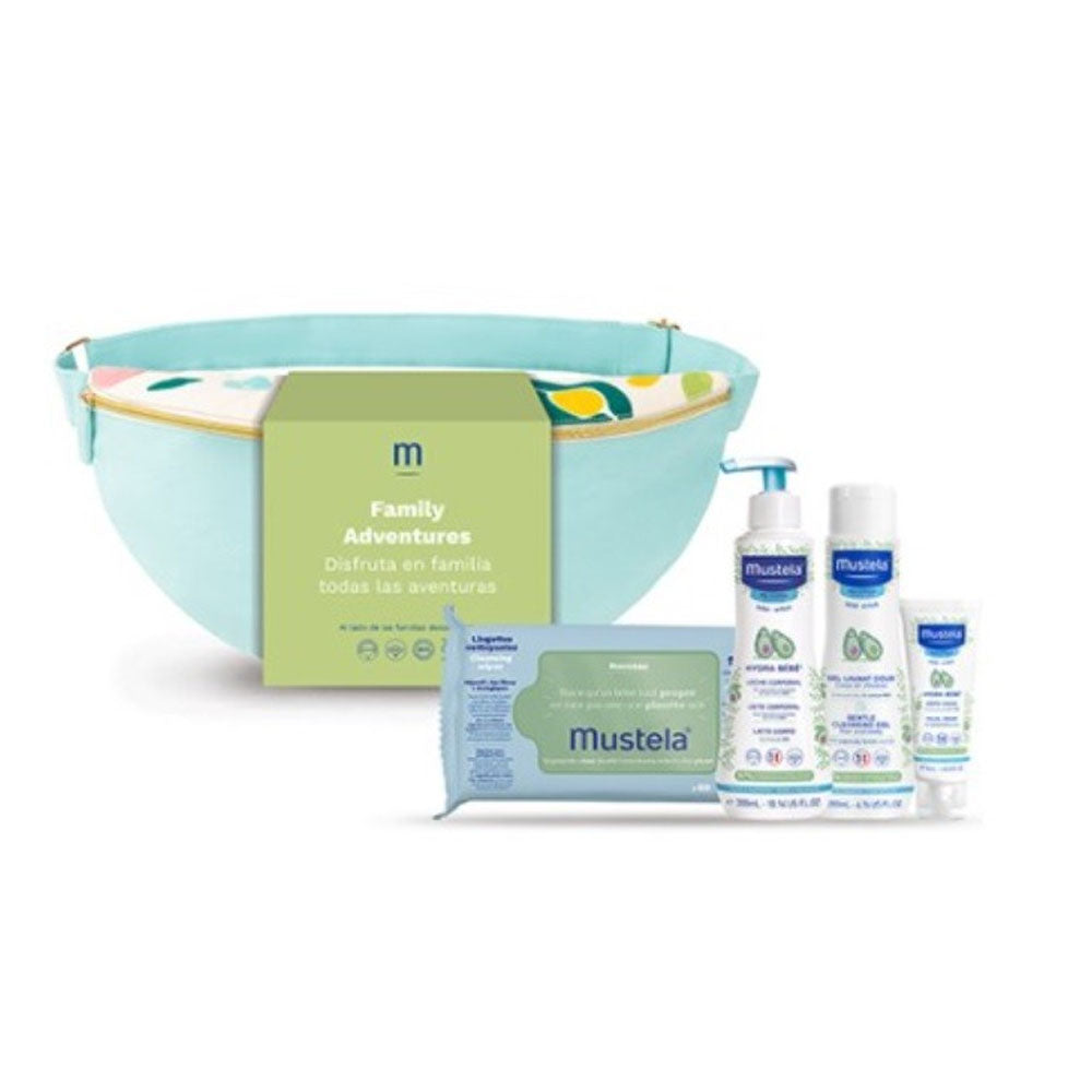 MUSTELA BANANA BAG FAMILY ADVENTURE PASTEL CASE 5 pcs