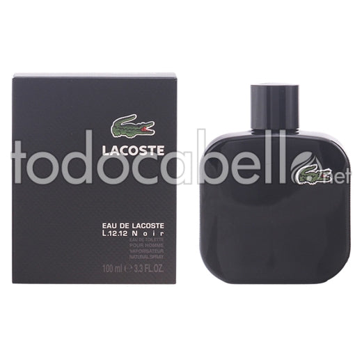 EAU DE LACOSTE L.12.12 NOIR POUR HOMME eau de toilette spray 100 ml