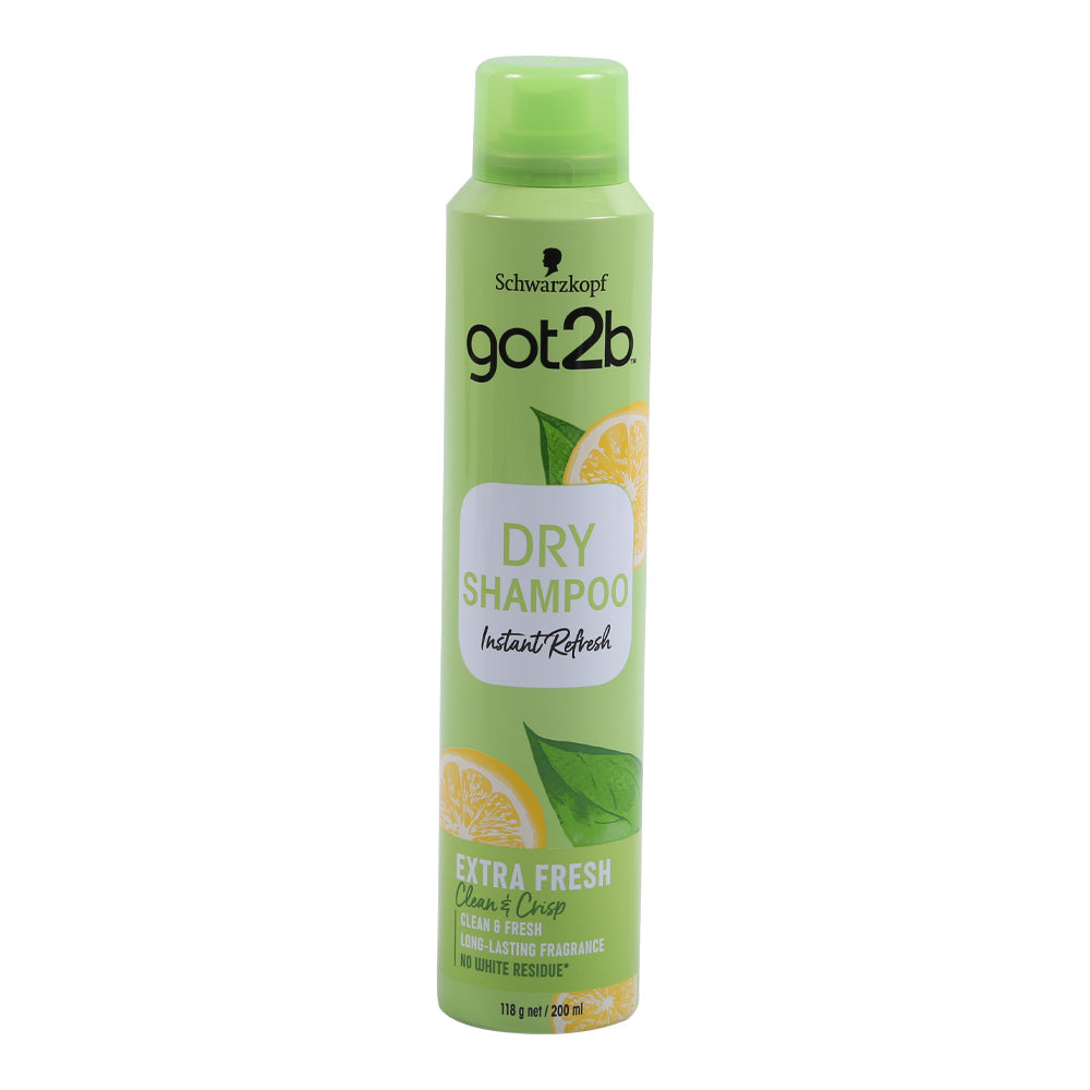 SCHWARZKOPF MASS MARKET GOT2B DRY SHAMPOO extra clean & fresh 200 ml