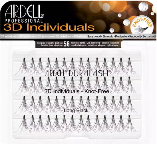 ARDELL PESTAÑAS POSTIZAS 3D INDIVIDUALES #long black 1 u