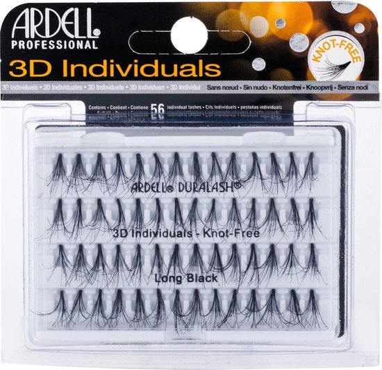 ARDELL PESTAÑAS POSTIZAS 3D INDIVIDUALES #long black 1 u
